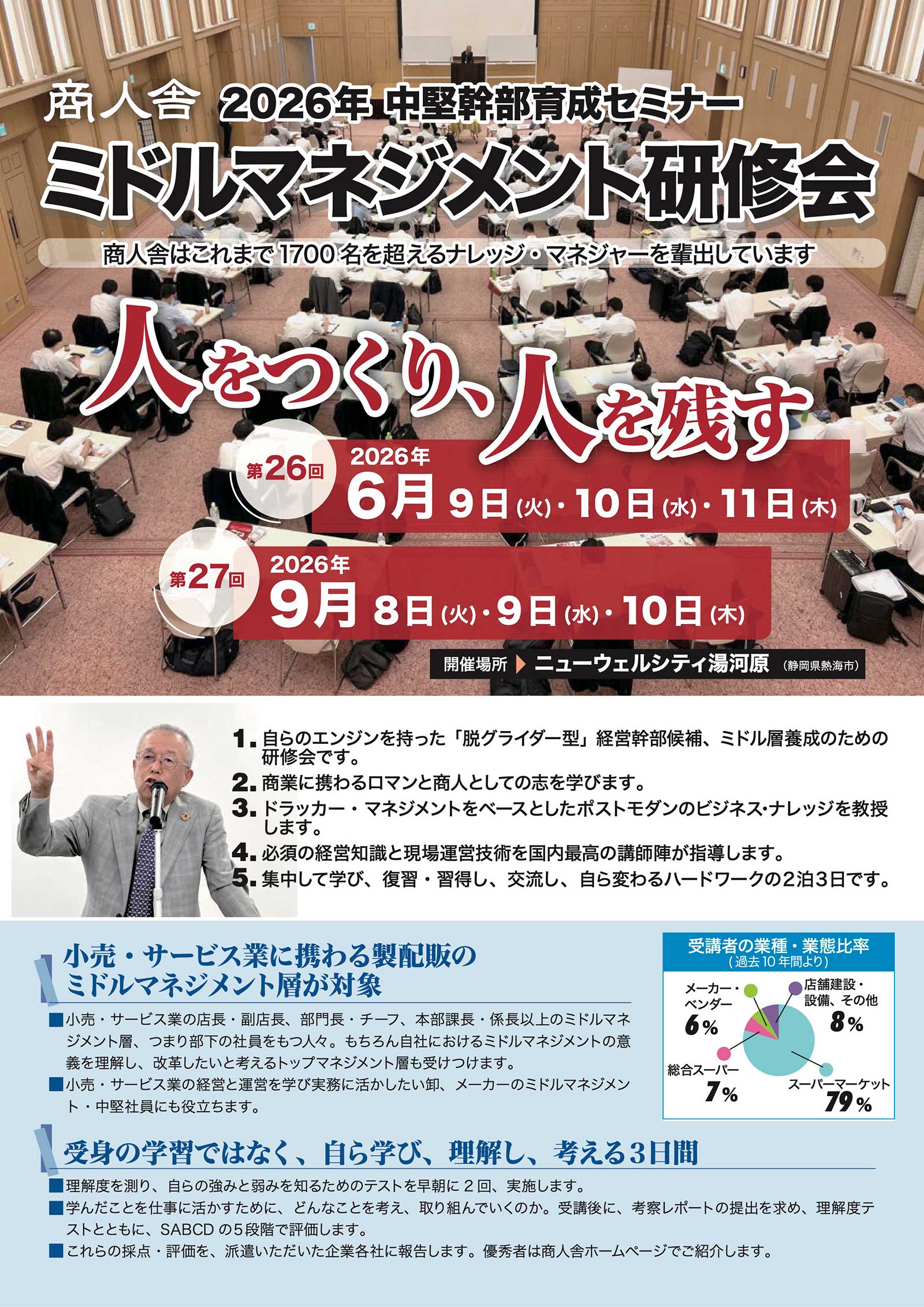 商人舎2026年 ミドルマネジメント研修会